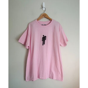 Billie Eilish Graphic T-Shirt Pink Black XL